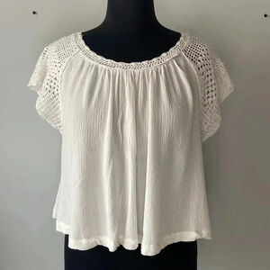 Ripcurl | Oversized Flowy Crop  Top